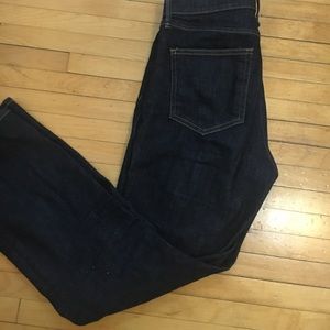 Rag & Bone high rise kick crop jeans